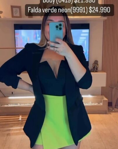 Falda short neón (9991)