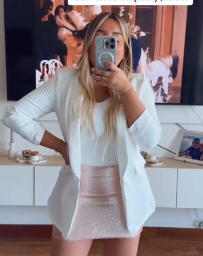 Falda Rosa Dorada (1060)